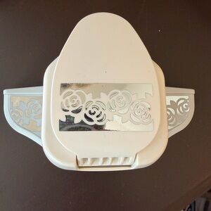 The Party Studio Decorative Paper Punch with Silver Floral Design